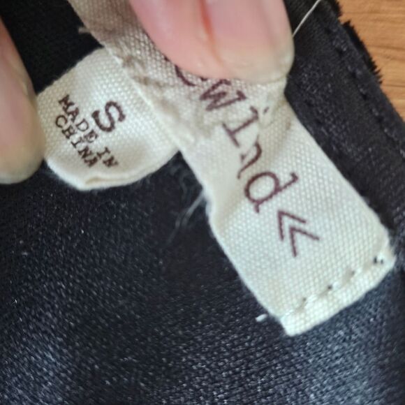 Rewind Black and Gray Floral Velvet Dress Little Black Dress S - Picture 5 of 6